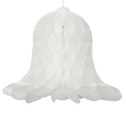 White Tissue Paper Wedding Bells Decorations, 11in, 2ct
