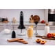 thumbnail image 2 of SMEG Batidora de inmersión portátil con vaso, tazón para picar con tapa, batidor de alambre, 5 controles de velocidad, fabricada con cuchillas de acero inoxidable y diseño ergonómico (negro), 2 of 5