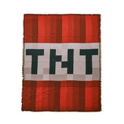 Minecraft TNT Cotton-Polyester Throw (50" x 60")