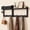 Black, variant on 28" Coat Rack Wall Mount with Shelf, Entryway Key Holder Wall Mount Wood Wall Coat Hooks with 7 Hooks 3 Key Hanger, Wall Mounted Coat Rack Mail Holder for Living Room, Bedroom