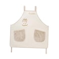 thumbnail image 3 of Delantal de cocina con bolsillos para limpiarse las manos, sin mangas, impermeable, con dibujos animados, ideal para cafeterías, cocinas, repostería y Color crema, 3 of 8