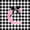 Pink Black C, variant on Catabedysis Black Checkered Pattern King Sheets,Personalized Letter F Bedding For Girls,4pcs,1 Flat Sheet, 1 Fitted Sheet and 2 Pillowcases