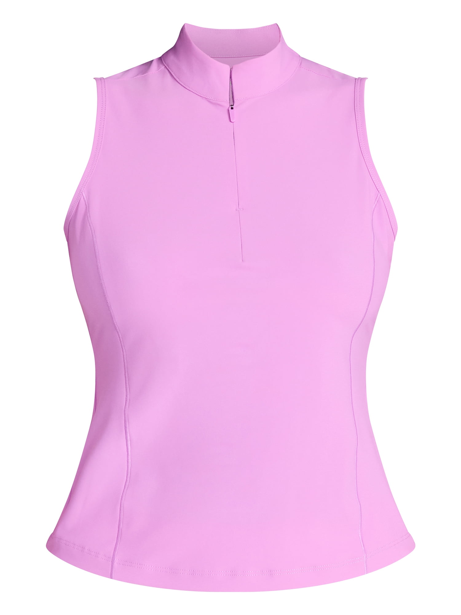 Avia Women's Tricot Half Zip Tank Top, Sizes XS-XXXL