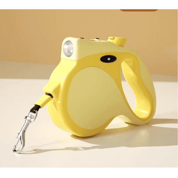 Retractable Dog Leash for Small & Medium Dogs, 16ft Strong Nylon Tape Leash with One-Hand Brake & Lock System, Tangle-Free Pet Walking Leash for Puppy, Corgi, Teddy