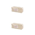 thumbnail image 4 of Seitruly Estuche para lápices con almohada para niña, bolsas de cosméticos encantadoras de gran capacidad, bolsas de papelería flexibles, Beige 2piezas, 4 of 6