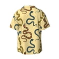 thumbnail image 7 of Kdxio Men's Hawaiian Shirt for Men Short Sleeve Shirt Various Snake Summer Casual Holiday Beach Button Down T-Shirts, 7 of 7