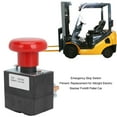 thumbnail image 3 of Emergency Stop Switch DC80V Push Button Switch for Albright Electric Stacker Forklift Pallet Car, Large Emergency Shut Off Button for Quick Power Cut Off, 3 of 7
