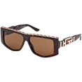 thumbnail image 1 of Lentes De Sol Guess Gu7914 S 52e Havana Cafes Para Dama Brown, 1 of 3