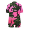 thumbnail image 5 of Enjoytime Two Piece Sets for Women Tropical Printed Short Sleeve Shirts with Shorts Resort Wear Casual Hawaiian Beach Vacation Outfits, 5 of 5