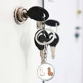 thumbnail image 4 of Alpaca Keychain Silver Alloy Cute Animal Keyring Bag Charm Backpack Decor, 4 of 5