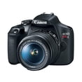 thumbnail image 1 of Canon EOS Rebel T7 DSLR Camera EF-S 18-55mm f/3.5-5.6 is II Lens Kit, 24.1 Megapixel CMOS (APS-C) Sensor, Full HD Videos, Built-in Wi-Fi, Beginner Photographers, Digital Camera, Black, 1 of 8