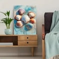 thumbnail image 5 of Seashell Cluster Canvas Wall Art Prints, Coastal Nautical Decor for Living Room Bedroom Bathroom Kitchen Office, 5 of 8