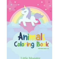 Animals colouring books : For kids & toddlers - activity books for preschooler - coloring book for Boys, Girls, Fun, ... book for kids ages 2-4 4-8- Santa Claus edition- Christmas gift (Paperback)