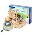 thumbnail image 1 of ACEBOTT QE002 ESP32 Smart Farm IoT Starter Kit Compatible with Arduino IDE Electronics Home Automation Coding Kit DIY Wooden House Building Sensor Set STEM Educational Set, 1 of 9