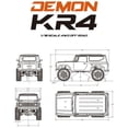 thumbnail image 7 of Cross RC CZRKR4A 1 by 10 Scale Lexan Body Crawler Kit for Demon 4x4, 7 of 7