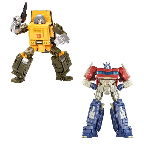 Transformers Studio Series 86-22 Brawn and 112 Optimus Prime Action Figures, 2-pack