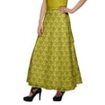 thumbnail image 3 of Moomaya Skirts For Women Long Length Rayon Printed Casual Summer Wear Clothing, 3 of 6