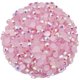 thumbnail image 1 of 2250 piezas SS16 0.157 in AB diamantes de imitación planos para uñas arte manualidades brillo redondo gemas cristales DIY ropa zapatos (rosa claro AB), 1 of 1