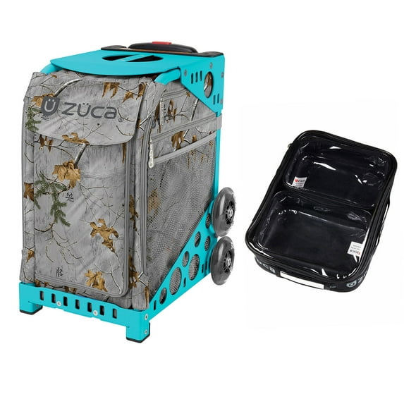Zuca Sport Bag - Realtree Xtra Colors with Gift One Large and Two Mini Utility Pouches (Turquoise Frame)