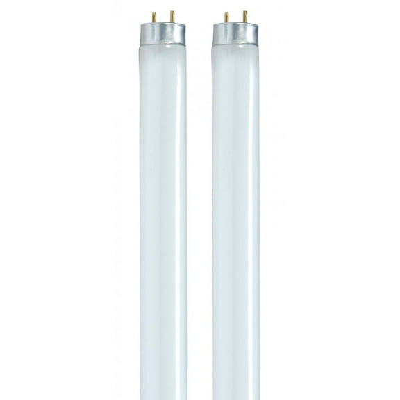 Satco Lighting S8479 Pack Of (2) 32 Watt T8 Bi Pin Fluorescent Bulbs - Frosted