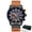 Deep Blue, variant on Men Watches Men's Chronograph Sport Wrist Date Quartz Wristwatch