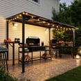 thumbnail image 4 of Leukture 8ft Wall Mounted Lean to Metal Awnings Bar Counter Accessories (No Awning), 4 of 5