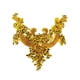 thumbnail image 1 of Qarigey Apliques de diamantes de imitación hermosos y fáciles de coser, parches para adornos de cuentas, parches para vestidos de novia y Ropa, zapatos y accesorios Miscelánea amarillo, 1 of 6