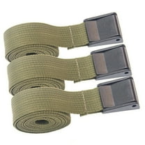 3 Pcs Lashing Straps for Luggage Camping Gazebo Heavy-duty Tie Olive Green