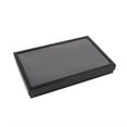 thumbnail image 1 of 100 Slots Ring Display Box Bracelet Necklace Jewelry Case Organizer (Black), 1 of 4