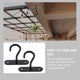 thumbnail image 4 of unbranded 2Jgo De Para Plantas Negros Con Instalación En Para Macetas Y Luces, 4 of 7