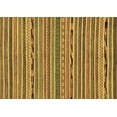 thumbnail image 1 of Ahgly Company Indoor Rectangle Abstract Brown Modern Area Rugs, 2' x 4', 1 of 4