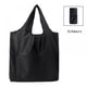thumbnail image 2 of Mini Maxi Shopper, bolsa de compras compacta, reutilizable, plegable y ecológica, ultraligera para hombres y mujeres, perfecta para ir de compras y viajar (3 piezas, negra), 2 of 5