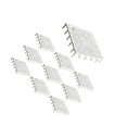 thumbnail image 2 of crativent 10Pcs Fish Tank Bottom Filter Plate Plate Filter Suction White 14.5x14.5x2.5cm, 2 of 6