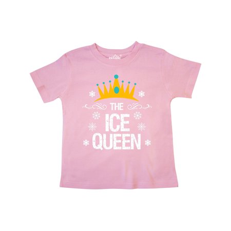 

Inktastic I m The Ice Queen with Crown and Snowflakes Gift Toddler Toddler Girl T-Shirt