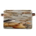 thumbnail image 2 of Retro Style Birds and Pumpkins Flowers Square Storage Bins with Handles Collapsible Containing Box 2 Packs, 2 of 9