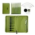 thumbnail image 6 of YROHGKPN 10Pairs 2.2mm-5.0mm Aluminum Interchangeable Circular Knitting Needle with Case, 6 of 10