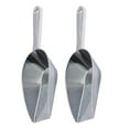 thumbnail image 1 of Aluminum Alloy Ice Shovel with Square Mouth Design for Bar Use 2PCS Silver Color, 1 of 8