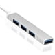 thumbnail image 2 of USB HUB USB3.0 USB2.0 4 Puertos Splitter Mouse U Adaptador de disco 4-IN-1 Cuaderno de carga Dock de carga Cargador para accesorios de plata USB Noticed EL022563-02, 2 of 7