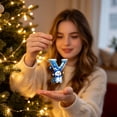 thumbnail image 4 of Clearance Cute Snowman Letter Y Personalized Christmas Ornaments, Christmas Tree Decorations, 2D Christmas Tree Pendants for Xmas Tree Decor, 4 of 7