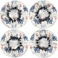 thumbnail image 2 of Shower Caps,Anchor and Bulldog Dog Waterproof Shower Cap for Women 4 Pieces,Double Reusable Hair Cover for Shower PEVA Elastic Stretch Hem, 2 of 7