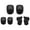 black, variant on Kids 6 in 1 Knee Pads Set Protective Gear for Sports