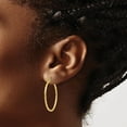 thumbnail image 3 of 14k Yellow Gold Twist Polished Hoop Earring - 26mm, 3 of 6
