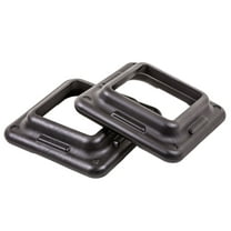 The Step Original Health Club Aerobic Step Risers in Black/Gray for Use with The Step Aerobic Platform