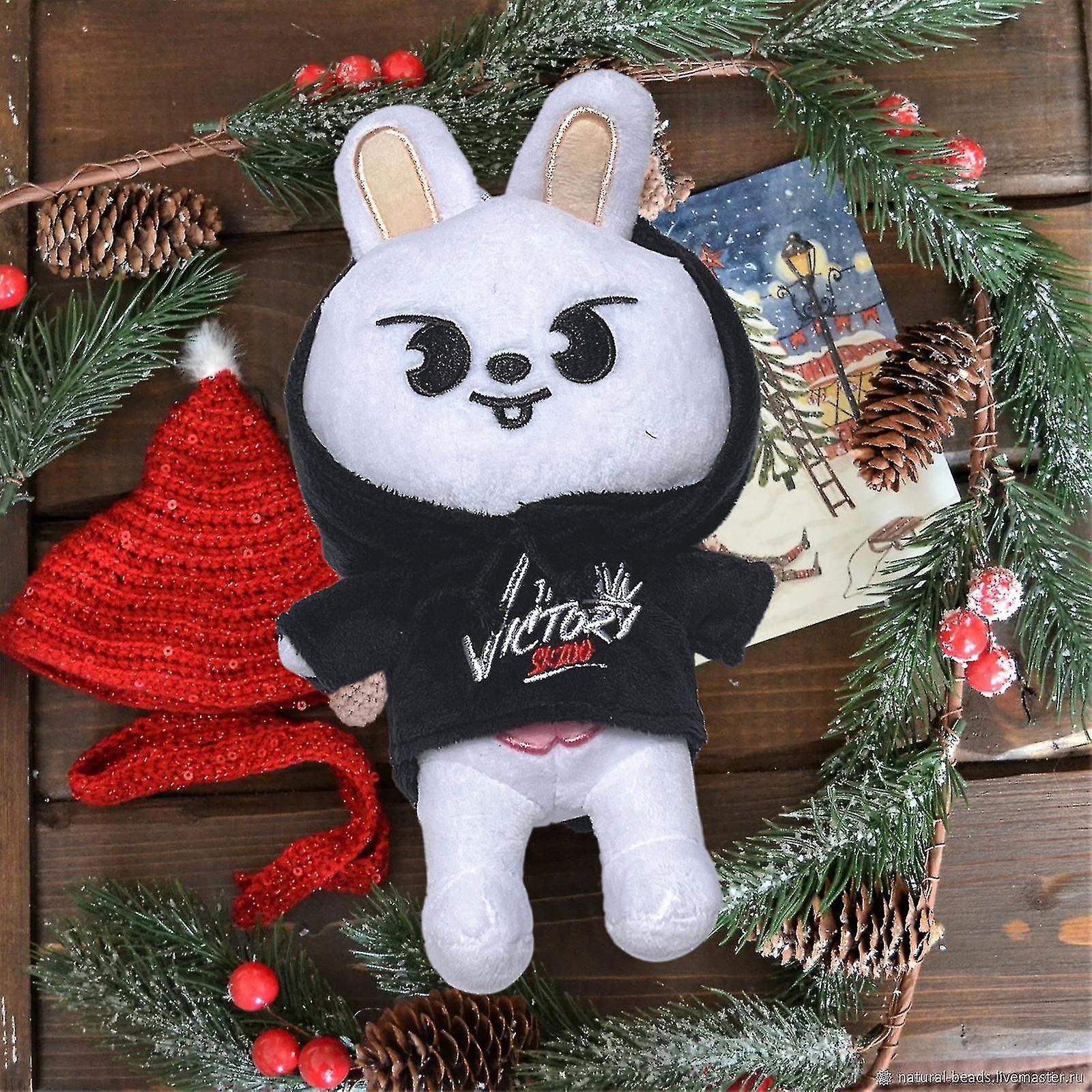 Peluche Skzoo Mignonne - 20 Cm, Douce Et Légère - Idéale Décoration, Cadeau Noël, Anniversaire - Pour Filles Et Garçons - 2