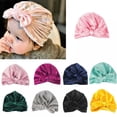 thumbnail image 2 of Children Hat For Girls Boys Solid Velvet Baby Cap Beanie Kids Hats Baby Accessories, 2 of 3