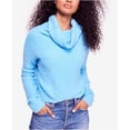 thumbnail image 1 of Free People Chandail-Over pour Femmes, Bleu, Grand, 1 of 1