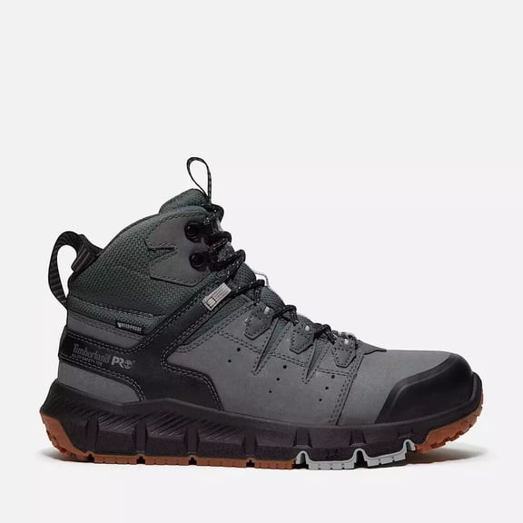 Timberland Pro Tempe Shoes, Medium Grey Leather, Size M 8.5