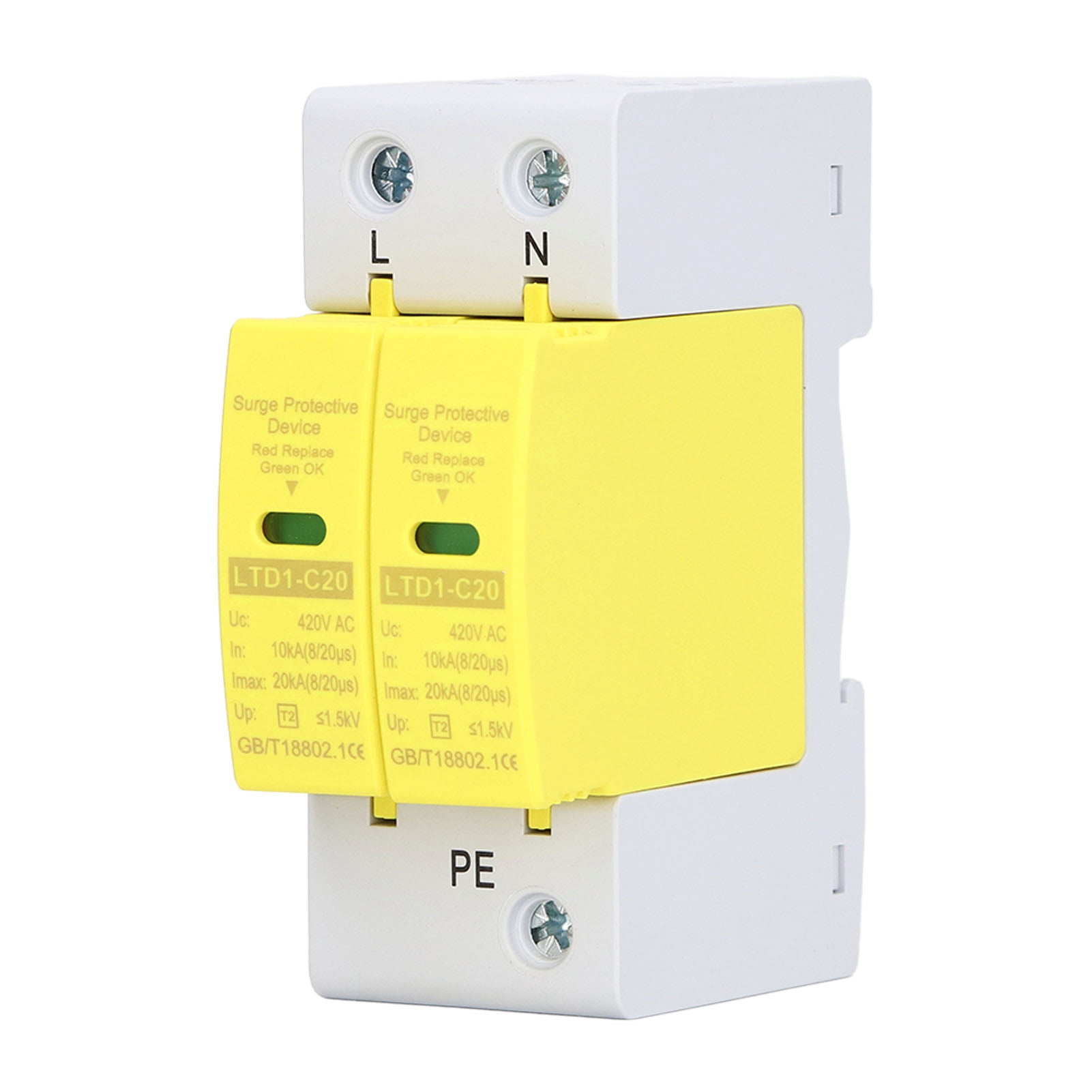 TOPGREENER Tamper-Resistant Duplex Outlet - 15A 125V White Receptacle, 10 Pack (TG215TRIC)