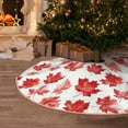 thumbnail image 5 of Lukts Realistic Maple Leaf Print Color Life Christmas Tree Skirt, Winter Holiday Tree Mat Decoration ,Can be Used as A Shawl-36", 5 of 6
