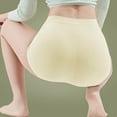 thumbnail image 3 of JUSLIO Underwear for Women Ribbed Briefs Mid waist Breathable Comfortable Panties Beige Free Size, 3 of 5